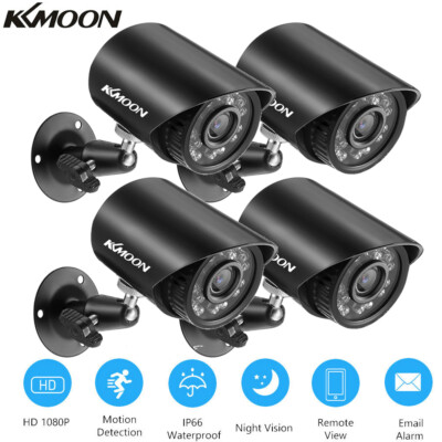 LOT KMOON 1080P 4in1 Bullet Security Camera CCTV Outdoor Home Surveillance C6V8