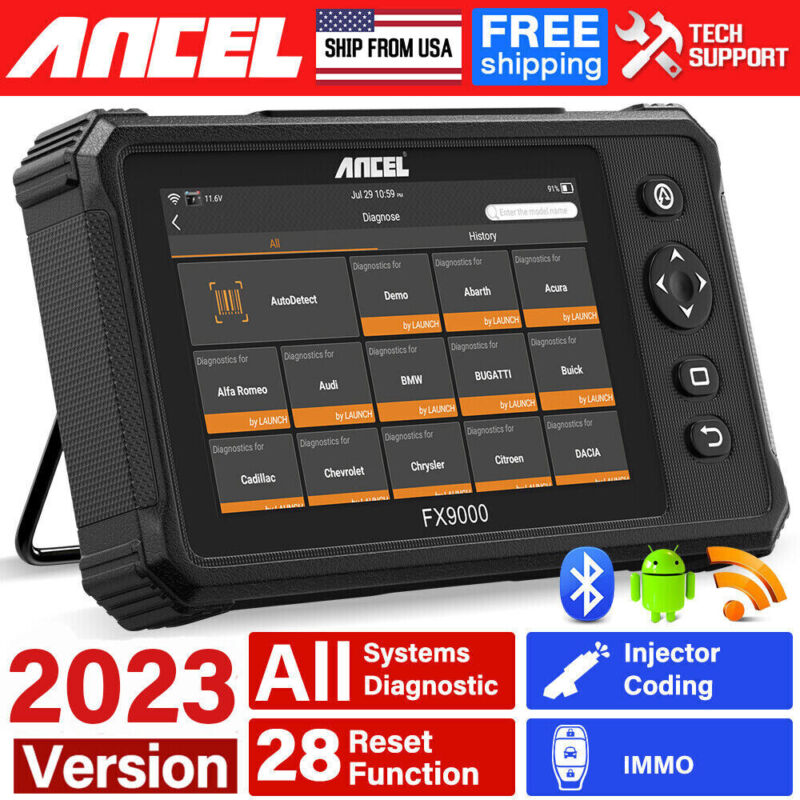 ANCEL FX9000 Automotive Full System OBD2 Scanner Car Diagnostic Tool TPMS IMMO
