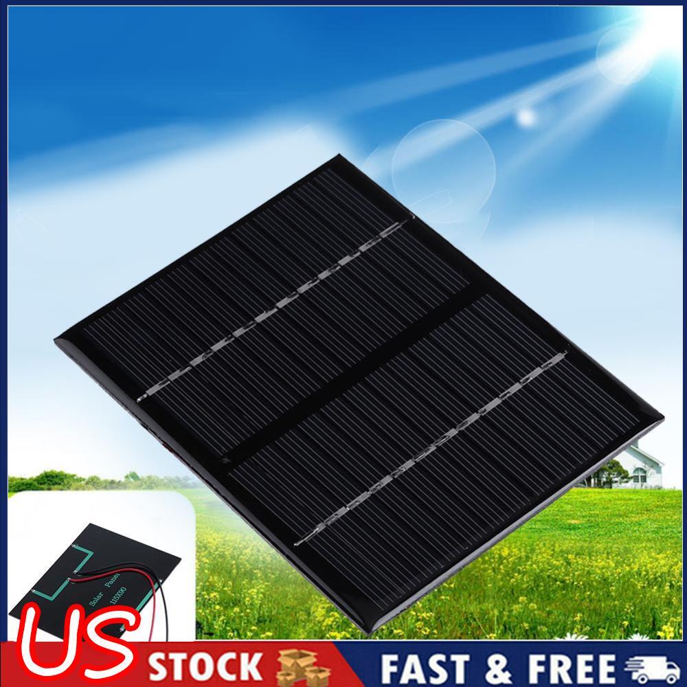 12V 1.5W Solar Panel Epoxy Polycrystalline Silicon DIY Battery Power Charge
