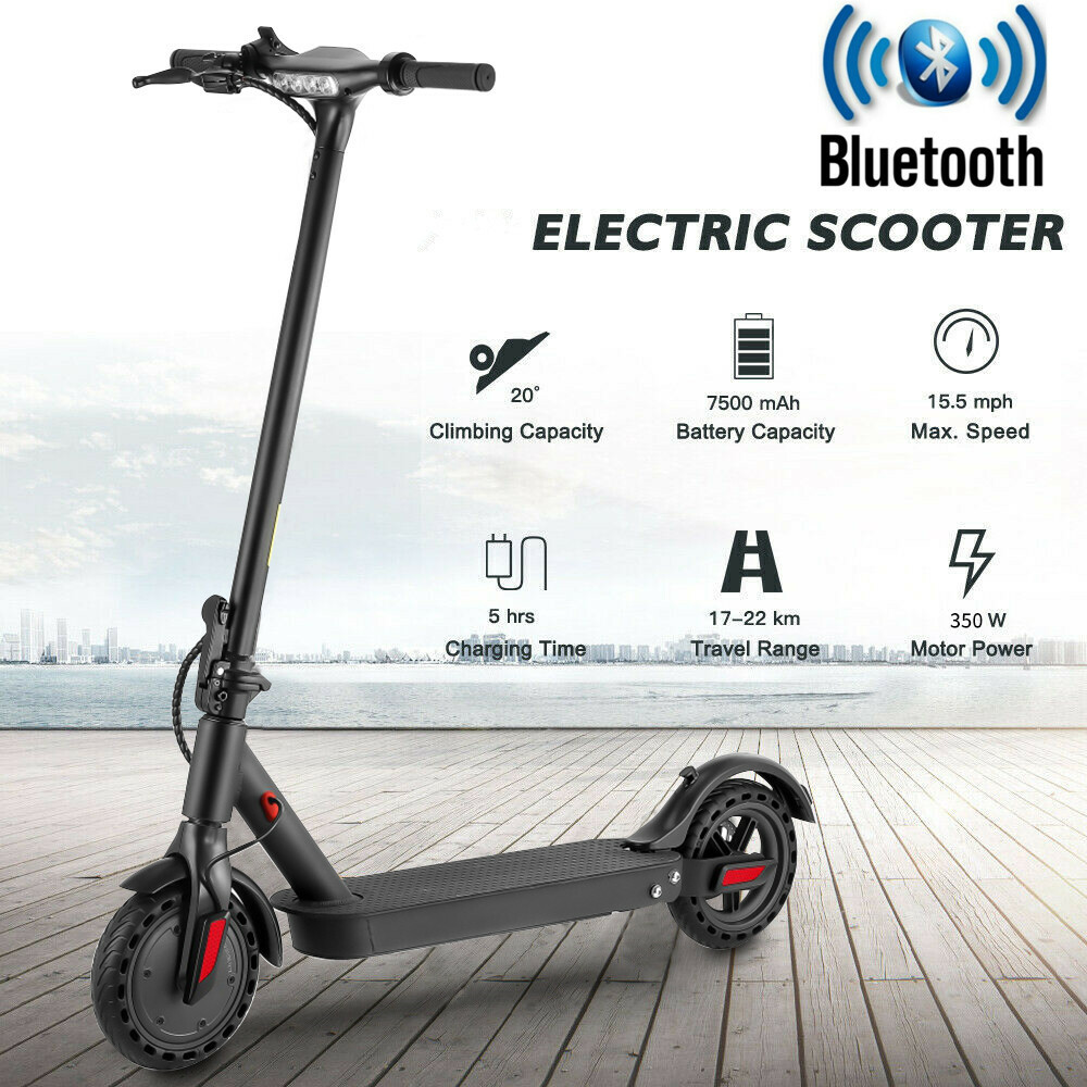 E-Scooter mit Elektroroller Faltbar Escooter Elektro Roller 350 Watt 36 Batterie