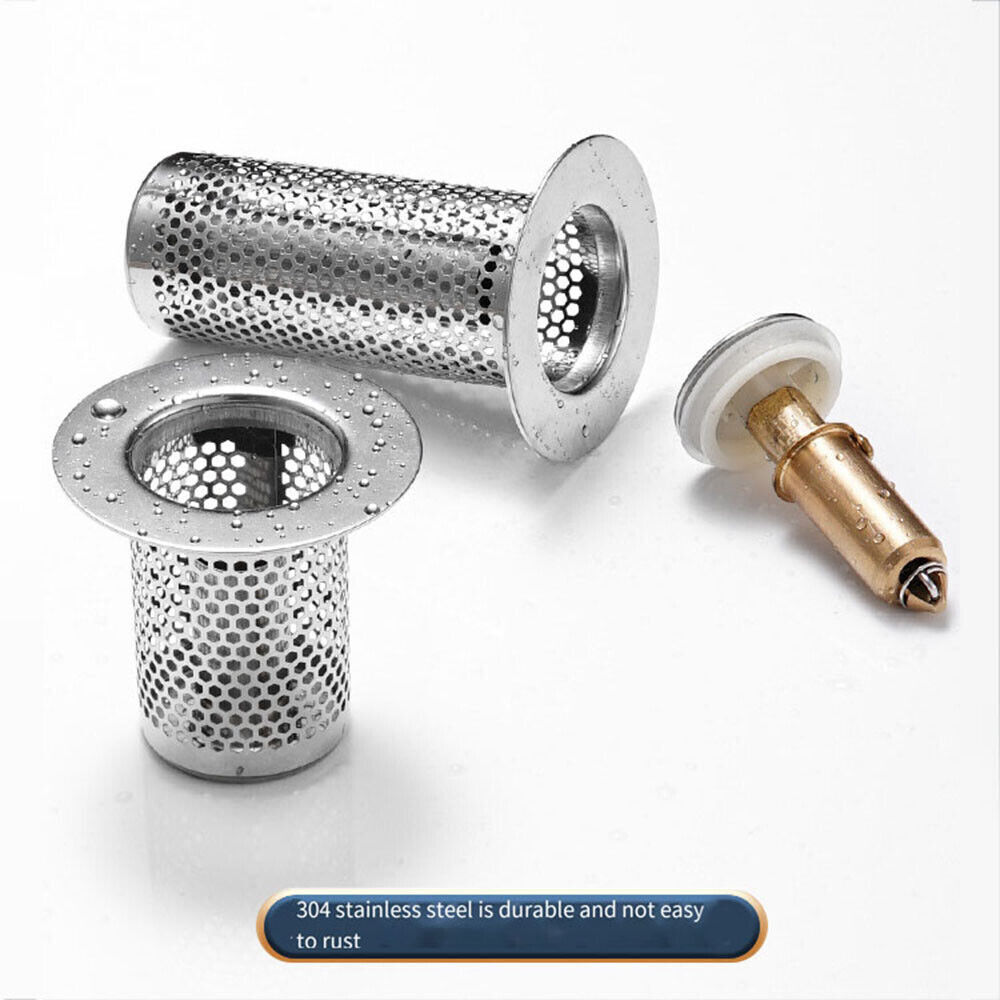Stainless Steel Floor Drain Filter Bounce Core Basin Sink Strainer for ...