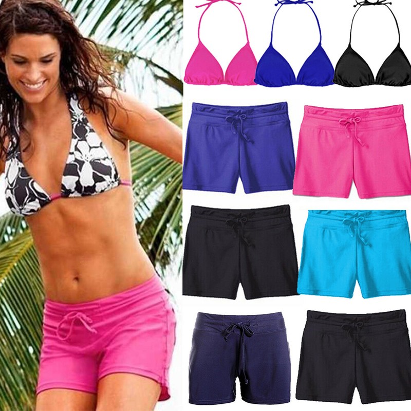 swimwear shorts and top