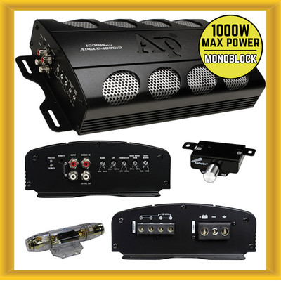 Audiopipe APCLE-10001D Monoblock Class D 1000 Watts Max Power Car Amplifier