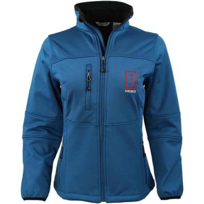 

SHOEBACCA Soft Shell Куртка женская синяя повседневная спортивная верхняя одежда 8250-TL-SB, Синий, SHOEBACCA Soft Shell Jacket