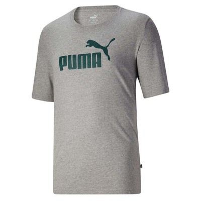 Футболка Puma Essentials Logo с круглым вырезом и короткими рукавами, большая высокая мужская футболка размера XLT Casu