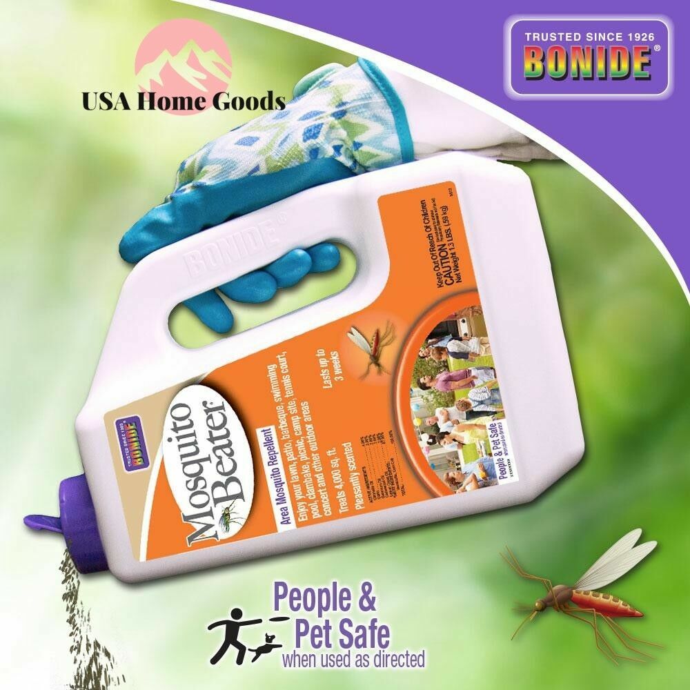 Bonide 5612 Mosquito Beater Repellent Granules, 1.5 lbs