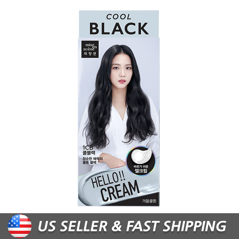 Краска для волос Miseenscene Hello Cream Color Easy Self - 1CB Cool Black