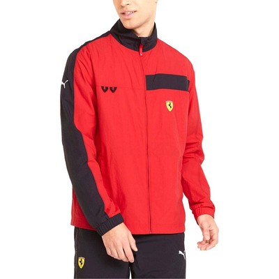 

Puma Sf Race Statement Full Zip Jacket Мужская красная повседневная спортивная верхняя одежда 533714, Красный, Puma Sf Race Statement Full Zip Jacket