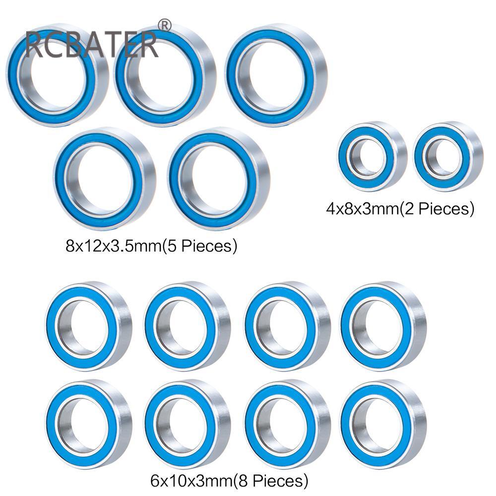 Bearings Kit Upgrade Set Parts for 1/18 Traxxas Latrax Teton RC Crawler Car