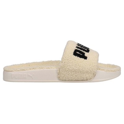 Мужские бежевые повседневные сандалии Puma Leadcat 2.0 Sherpa Slide 38731402