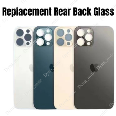 Back Glass Replacement Cover For iPhone 15 14 13 12 11 Pro Max XR XS 8 Big Hole