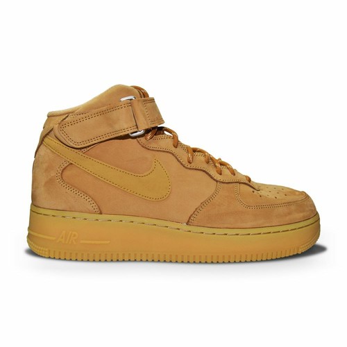 

Мужские кроссовки Nike Air Force 1 Mid 07 WB — DJ9158 200 — Flax Wheat Gum светло-коричневые, Черный
