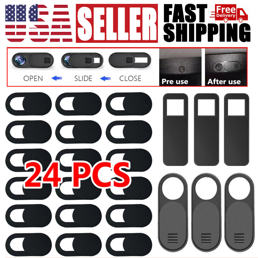 24X WebCam Cover Slide Camera Privacy Security Protect Sticker For Phone Laptop