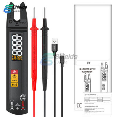 BSIDE Digital Clamp Meter DC AC100A Smart Ammeter Pliers Auto Multimeter Voltage