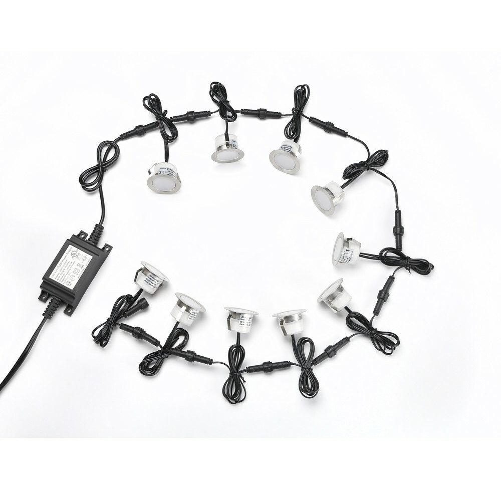 1-30x WIFI Kontroller RGB//RGBW LED Bodeneinbaustrahler Terrasse Außenlampe Küche