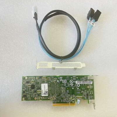 Adaptec ASR-8405 12Gb/s SAS RAID Controller Card + 8643 SATA cable From US Ship