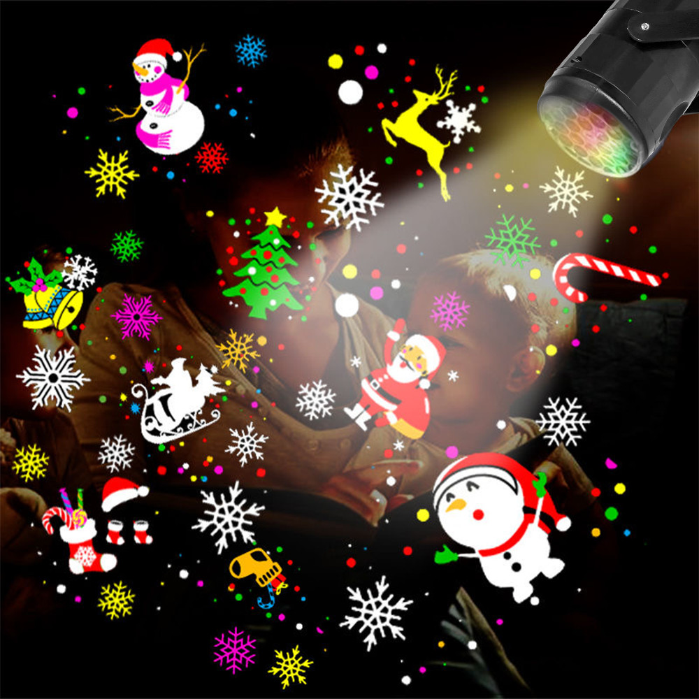 Plug In USB Xmas Snowflake Laser Projection Christmas Light Indoor Outdoor - Picture 8 of 10
