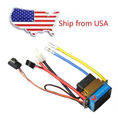 480A 3-Modes New ESC Brushed Speed Controller for 1/10 RC Buggy Rock Crawler Car