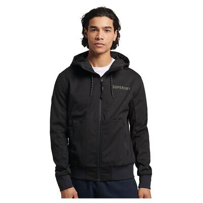 Superdry Code Tech Softshell Jacket - Size XS - Color Black - Slim Fit