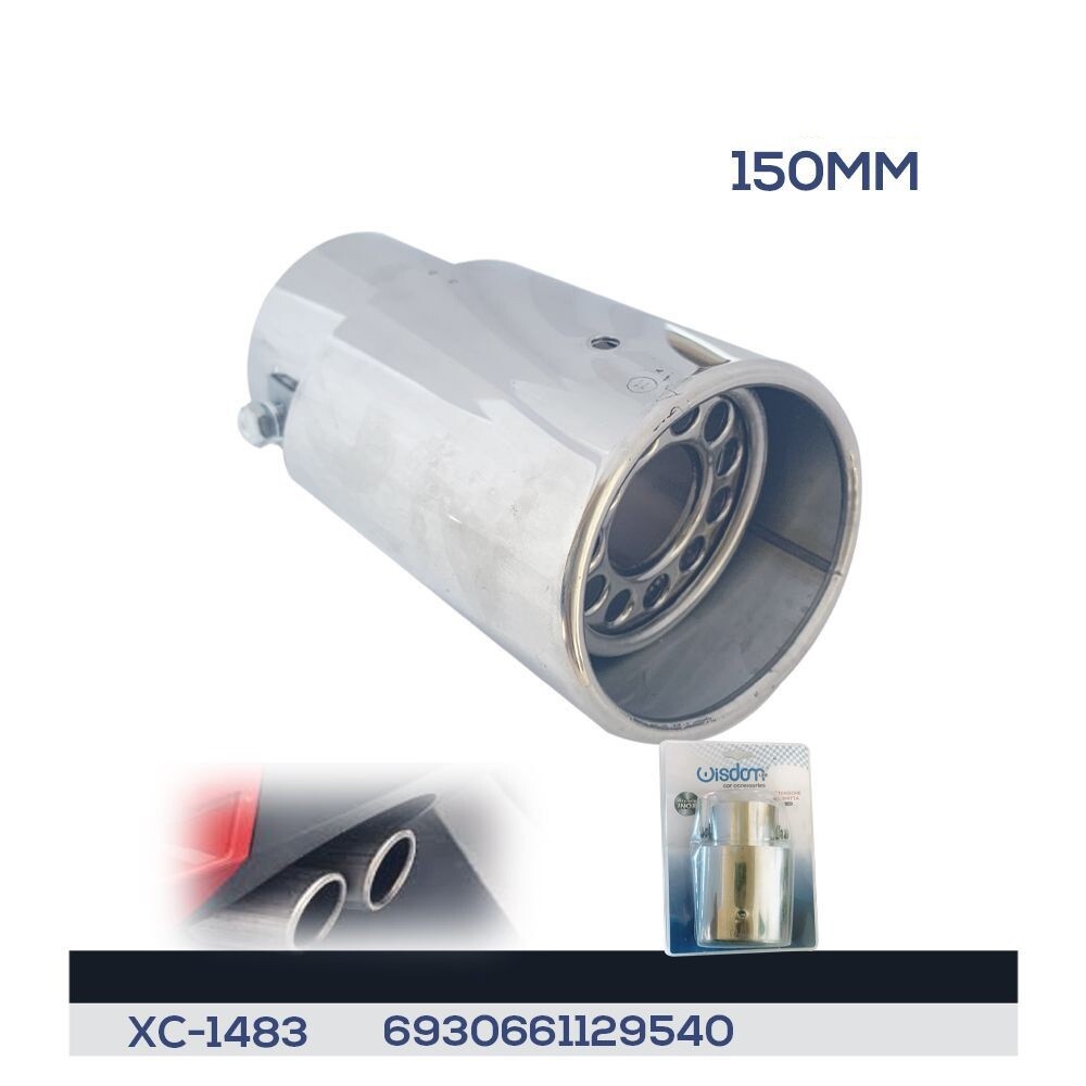 Terminale Di Scarico Estensione Marmitta Auto Tuning 150mm Xc-1483 wis
