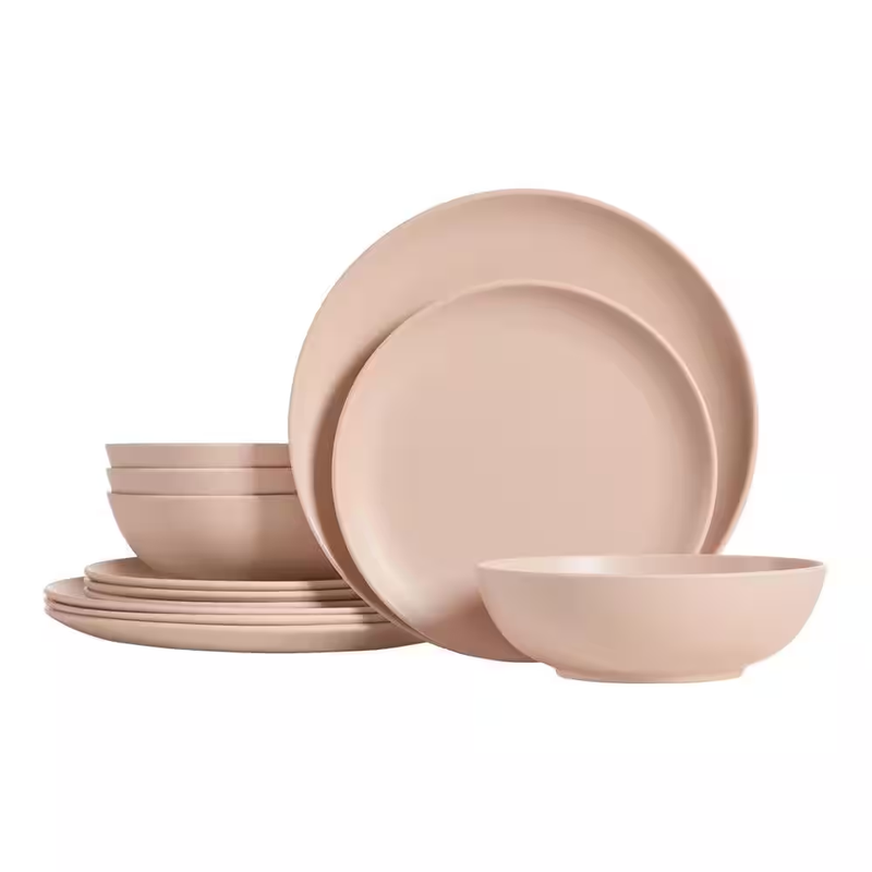Dinnerware Set in Matte Aged Clay (Service for 4) | (NEW) (F