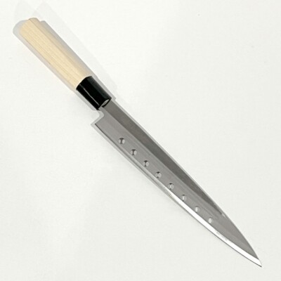 Japanese Sashimi Sushi Chef's Kitchen Knife Single edged 8'' Blade Seki Ryu Japan