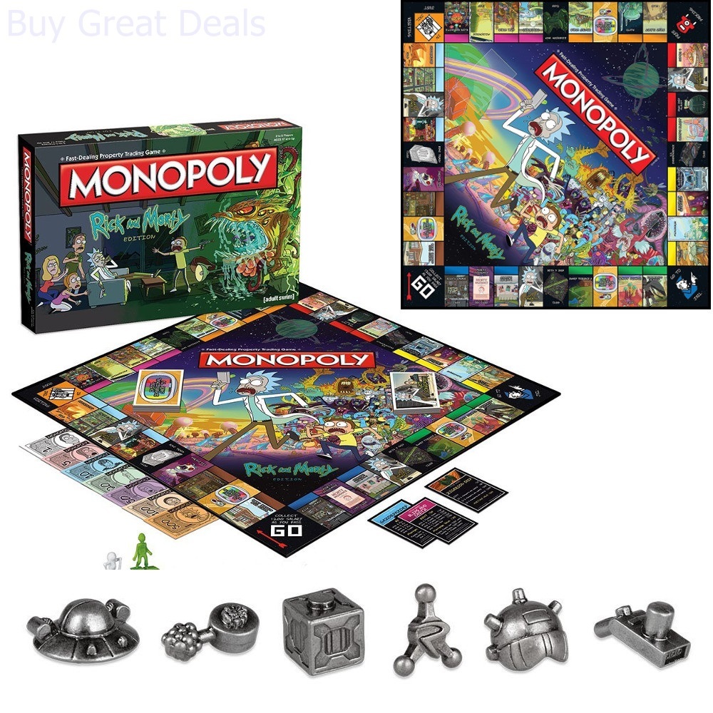 rick & morty monopoly