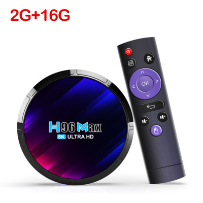 New H96 MAX Smart Android 13.0 TV Box Quad Core 8K HD Stream Bluetooth Player