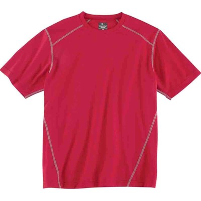 Rivers End Crew Neck Short Sleeve Athletic TShirt Mens Red Casual Tops 1110-RD