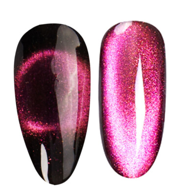 Cre8tion LED/UV Cure Soak Off Gel Polish Cat Eye 9D  0.5 Oz - Mystical #02