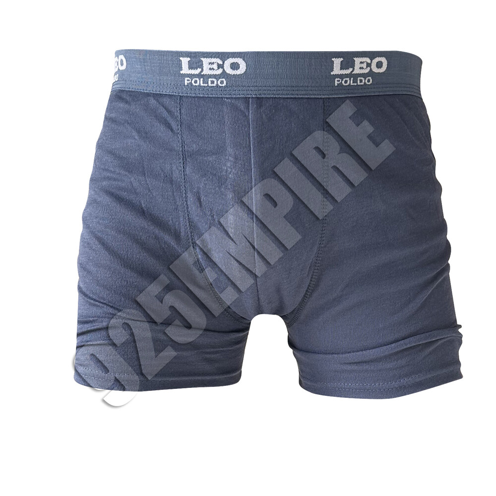 6 Pack Men's 100% Cotton Boxer Briefs Trunks Shorts Waist Underwear