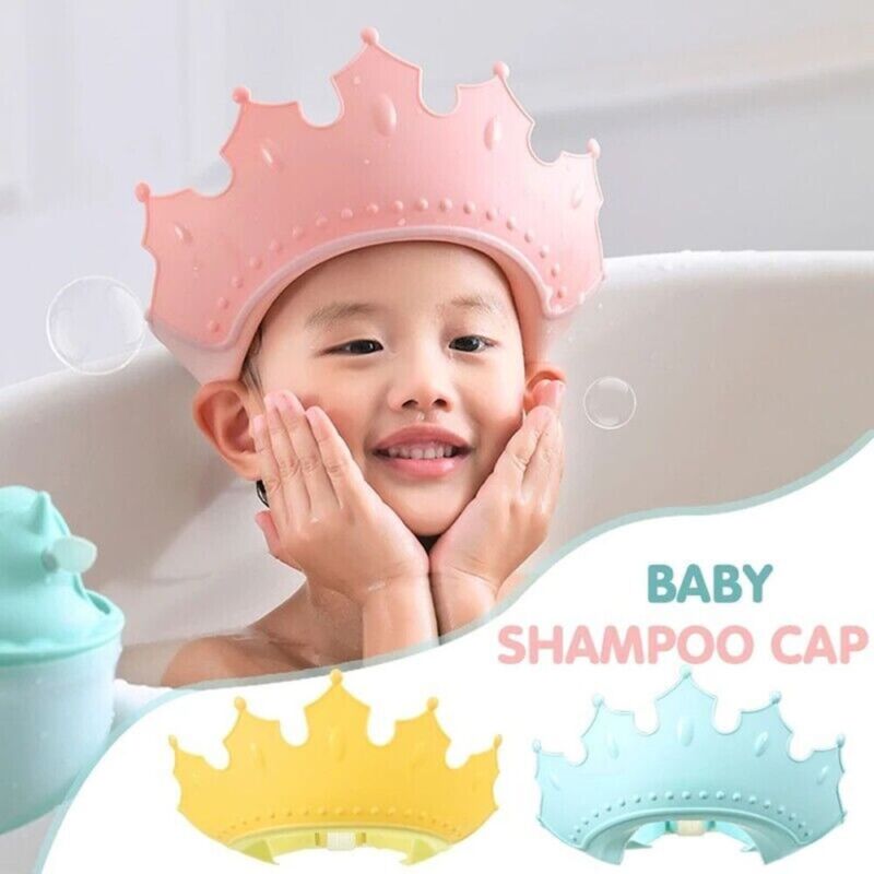 Kleinkind Kinder Haarschutz waschen Shampoo-Kappe Dusch hut Augen Ohren Schutz