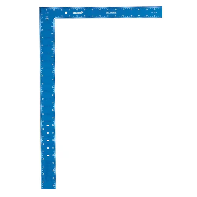 Empire Framing Square 16x24 True Blue Laser Etched Aluminum ARC Scribe Layout