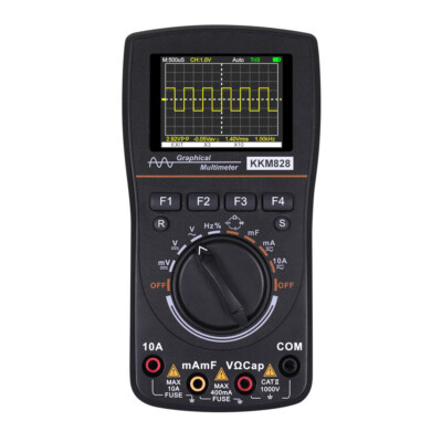 2in1 High Definition Graphical Digital Oscilloscope Multimeter 2.5Msps 1MHz Y5A2
