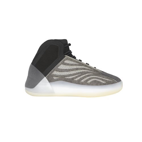 кроссовки adidas Yeezy Qntm Slip On Youth для мальчиков, черные, серые, повседневная обувь FZ1300