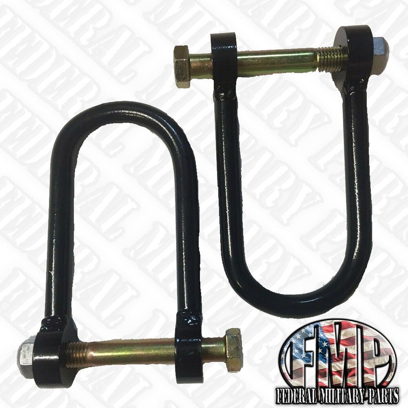 (2) 7.6cmx22.9cmx3/4 Airlift Pare-Choc SoudÃ© Chape Boucle Compatible Avec ArmÃ©E