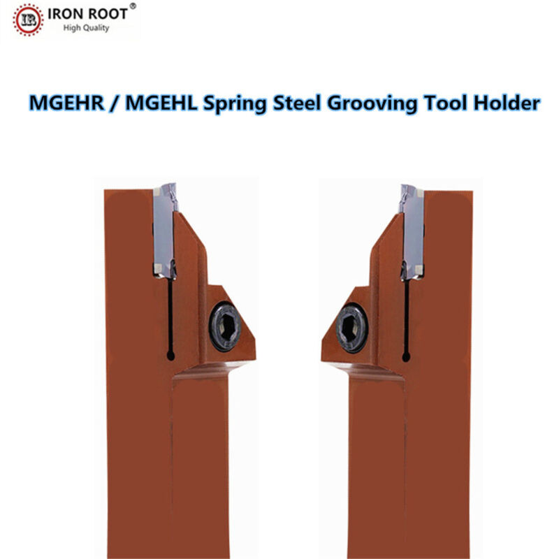 1P MGEHR2525-5+ MGEHL2525-5 CNC Spring Steel External Grooving Tool Holder MGMN