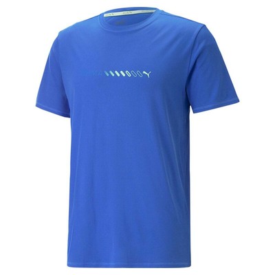 

Спортивная футболка Puma Run Favorite с круглым вырезом и коротким рукавом, мужская, размер , Casu, Синий, Puma Run Favorite Logo Crew Neck Short Sleeve Athletic T-Shirt