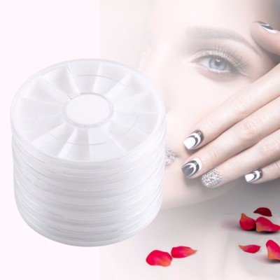 3pcs Empty Storage Case Wheels Box Container Nail Art Beads Gem Glitter
