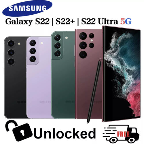Samsung Galaxy S22 S22+ Plus S22 Ultra 5G 128GB 256GB GSM CDMA Factory Unlocked | eBay Samsung Galaxy S22 S22+ Plus S22 Ultra 5G 128GB 256GB GSM CDMA Factory Unlocked | eBay