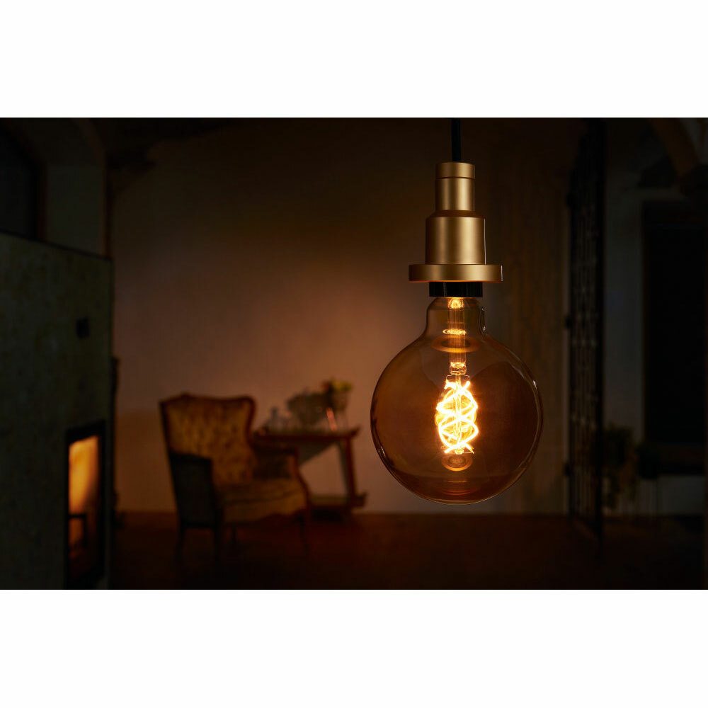 Osram Vintage 1906 LED Spiral Filament Riesen Globe G200 5W E27 gold extra warm