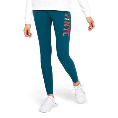 

Puma 53633144 Womens Nyc Golden Gloves Leggings Casual Comfort Technology -, Синий, Puma Nyc Golden Gloves Leggings