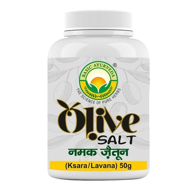 BASIC AYURVEDA Olive Salt (Jaitun Ka Namak Zaitoon)-Certified & 100%Organic