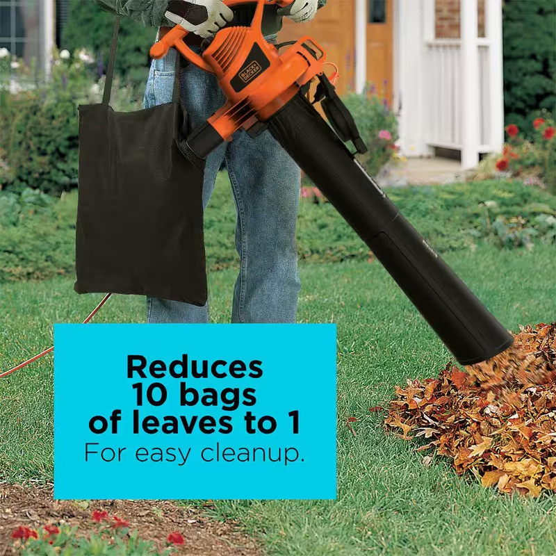 210 Mph 300 Cfm 12 Amp 3-in-1 Corded Electric Handheld Leaf Blower/vacuum/mulc