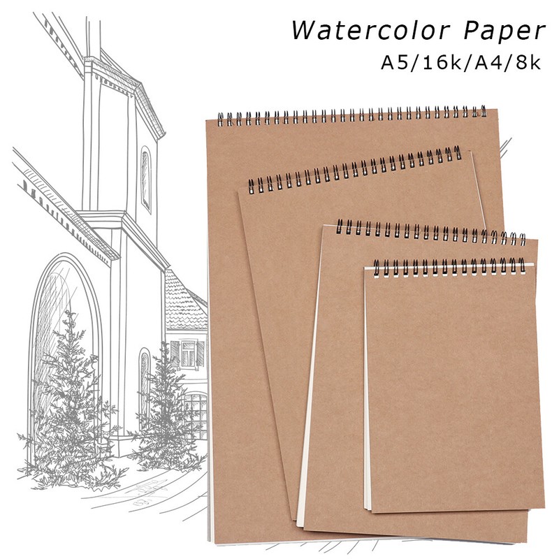 Details About Drawing Supplies Watercolor Paper Sketchbooks Graffiti Sketch Painting Notebook