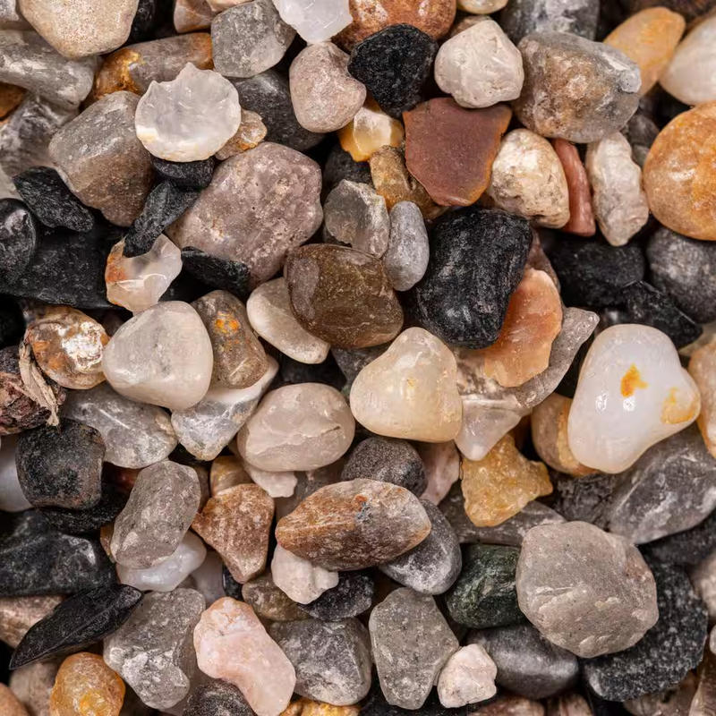 Marble Landscape Pebbles Azure Mixed Polished Decorative Garden Stones 30 Lb