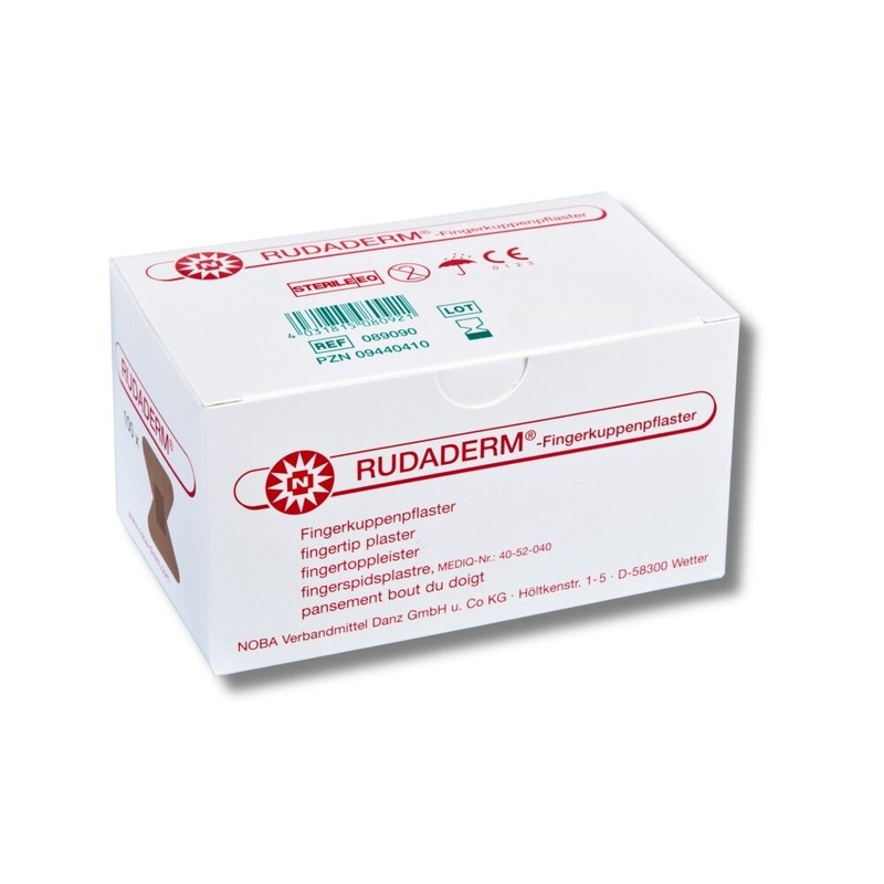 Noba Rudaderm Fingerkuppenpflaster, 100 StÃ¼Ck, Pzn 09440410, Ref 089090