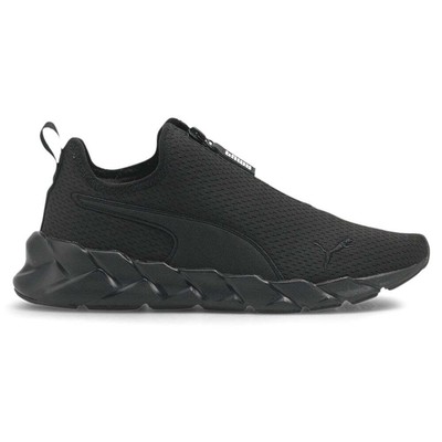 

Puma Weave Zip Slip On Training Женские черные кроссовки Спортивная обувь 19392302, Черный, Puma Weave Zip Slip On Training