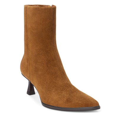 Pre-owned Matisse Gabbie Pointed Toe Zippered Womens Brown Casual Boots Gabbie-649