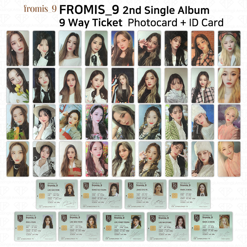 fromis_9 ナギョン トレカ 9way ticket 特典 Amazon.co.jp: fromis_9 ナギョン 9 Way Ticket トレカ + ジホン